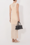 Loulou de Saison Icaria Loose Fit Midi Dress in Light Pink