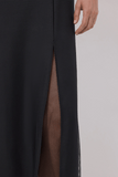 Loulou de Saison Iraka Detailed Maxi Dress in Black