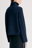 Loulou de Saison Jonah Turtleneck Sweater in Navy