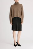 Loulou de Saison Jonah Turtleneck Sweater in Nutmeg