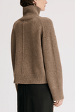 Loulou de Saison Jonah Turtleneck Sweater in Nutmeg