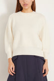 Loulou Studio Sweaters Marcela Sweater in Ivory Marcela Sweater in Ivory