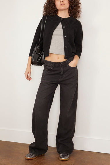 Loulou Studio Sweaters Nestor Cardigan in Black Nestor Cardigan in Black