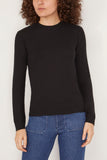 Loulou Studio Tops Ortigia Long Sleeve T-Shirt in Black Ortigia Long Sleeve T-Shirt in Black