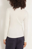 Loulou Studio Tops Ortigia Long Sleeve T-Shirt in Ivory Ortigia Long Sleeve T-Shirt in Ivory