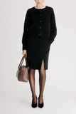 Loulou de Saison Remus Oversized Cardigan in Black