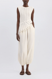 Loulou de Saison Saez Asymmetric Top in Ivory