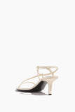Loulou Studio Strappy Heels Siam Mid Heel Sandal in Cream Loulou Studio Siam Mid Heel Sandal in Cream