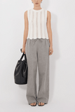 Loulou de Saison Vittoria Tank Top in Ivory