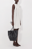 Loulou de Saison Yoko Crochet Dress in Ivory