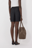 Loulou de Saison Zinia Loose Fit Shorts in Black