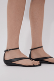 Loulou de Saison Zio Mini Wedge Sandals in Black