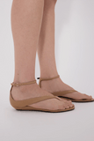 Loulou de Saison Zio Mini Wedge Sandals in Sienna