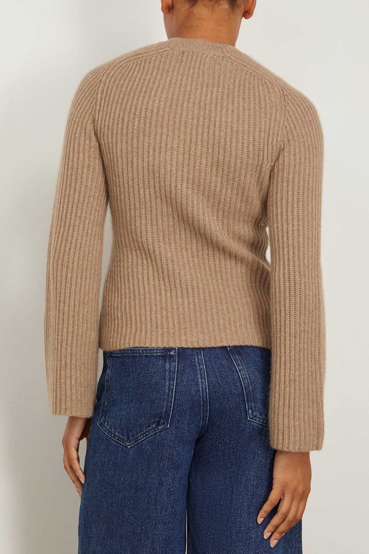 Loulou Studio Sweaters Kota Sweater in Beige Melange Loulou Studio Kota Sweater in Beige Melange