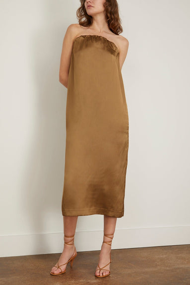 Loulou Studio Dresses Long Dress in Brown Loulou Studio Long Dress in Brown