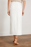 Loulou Studio Skirts Rona Denim Long Skirt in Ivory Loulou Studio Rona Denim Long Skirt in Ivory