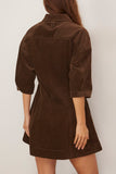 Apiece Apart Luz Mini Dress in Carob