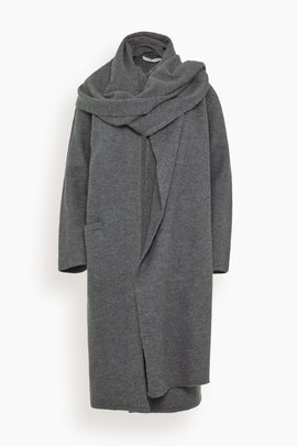 Cloak Sweater Coat in Charcoal