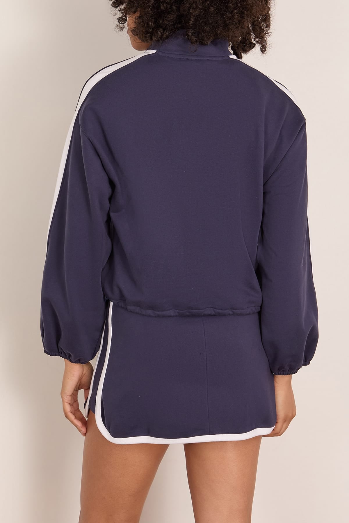 Tanya Taylor Maria Pullover in Maritime Blue
