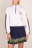 Tanya Taylor Maria Pullover in Optic White