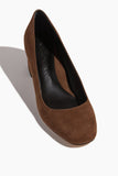 Block Heel Pump 60 in Mocha