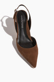 Classic Slingback Pump 70 in Chocolate