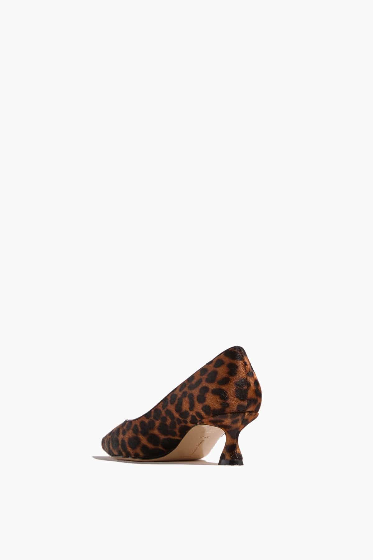 Marion Parke Flared Kitten Heel Pump in Leopard