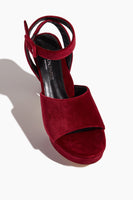 Marion Parke Strappy Heels Gigi Platform Sandal in Merlot Marion Parke Gigi Platform Sandal in Merlot