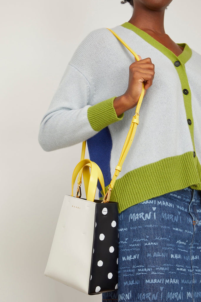 Marni Trunk Soft Mini Shoulder Bag in Light Blue – Hampden Clothing