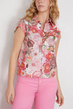 Marni Tops Poplin Cocoon Shirt in Pink Clematis Marni Poplin Cocoon Shirt in Pink Clematis