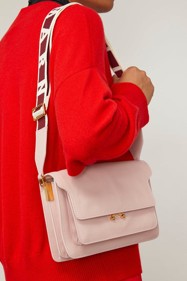 Marni Cross Body Bags Trunk Soft Medium Bag in Blush Marni Trunk Soft Medium Bag in Blush