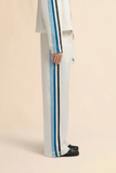 Marni Gabardine Track Pants in Lily White