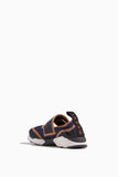 Marni Mary Jane Running Sneaker in Dark Blue/Black