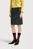 Marni Midi Skirt in Dark Petrol