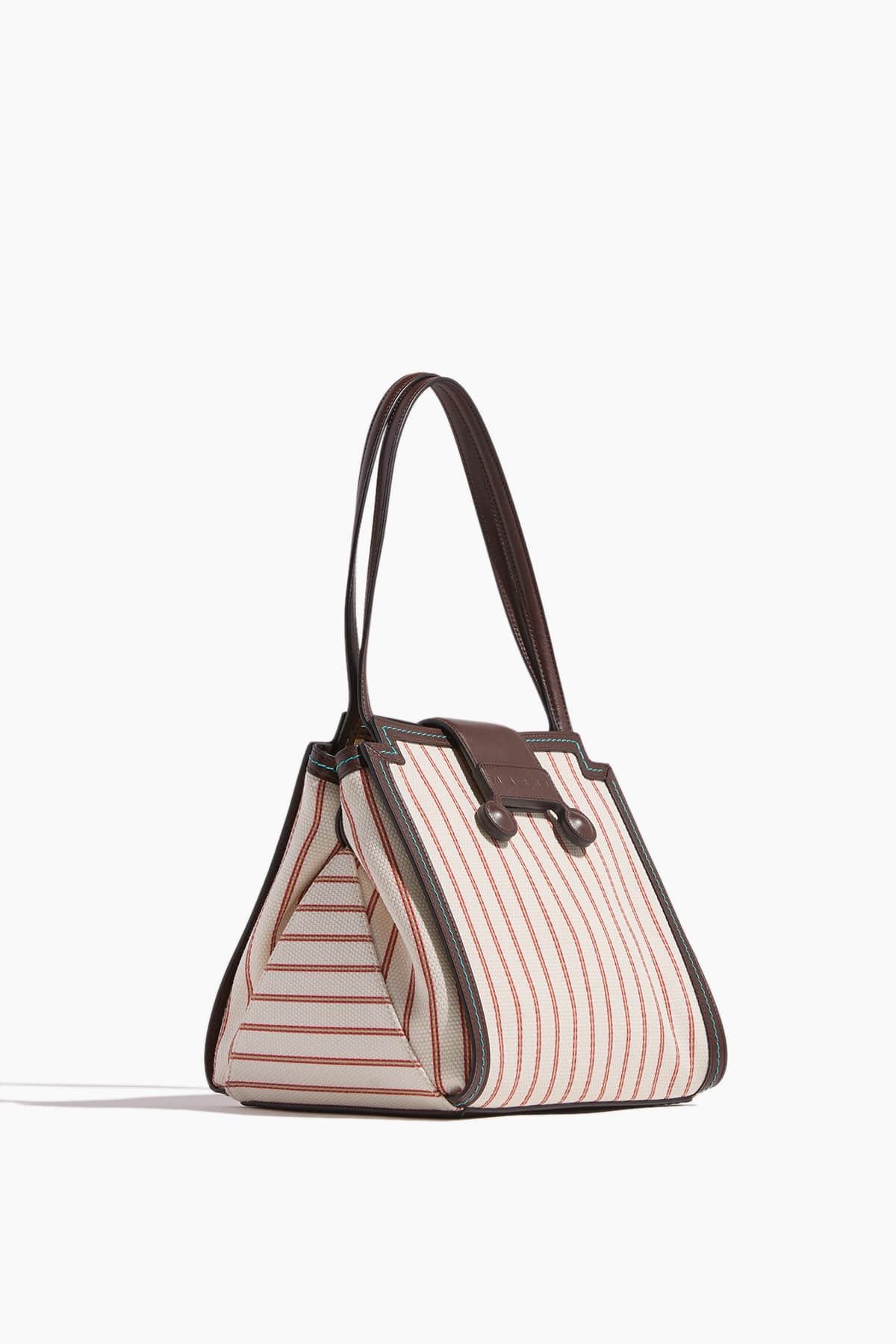 Marni Shoulder Bags Mini Riviera Bag in Hot Red/Lily White Marni Mini Riviera Bag in Hot Red/Lily White