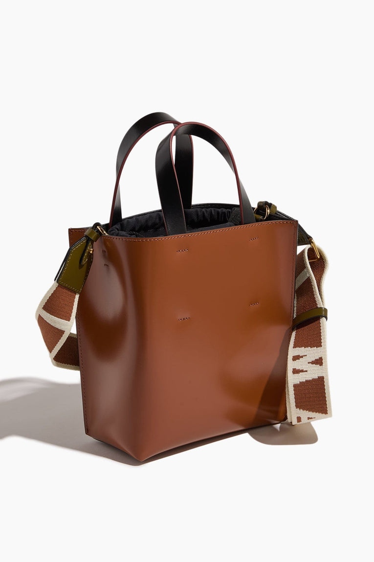 Marni Museo Bag Mini in Deep Sage/Moca/Black