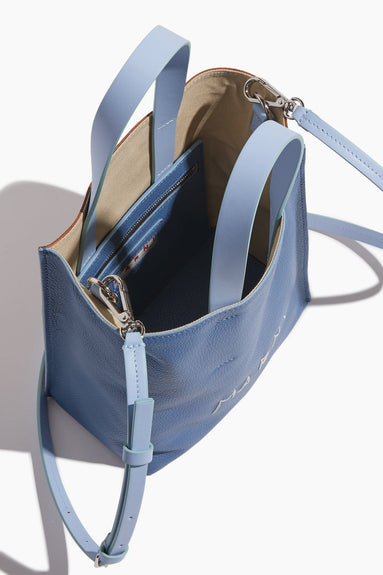 Marni Handbags Top Handle Bags Museo Soft Mini Bag in Cigar/Light Blue Marni Museo Soft Mini Bag in Cigar/Light Blue