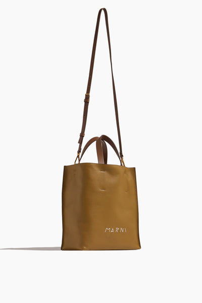 Marni Tote Bags Museo Soft Tote in Dijon/Brown Marni Museo Soft Tote in Dijon/Brown