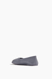 Marni Ballet Flats Nappa Leather Seamless Little Bow Ballet Flat in Gray Marni Nappa Leather Seamless Little Bow Ballet Flat in Gray