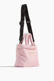 Marni Nylon Puff Small Tote Bag in Cinder Rose