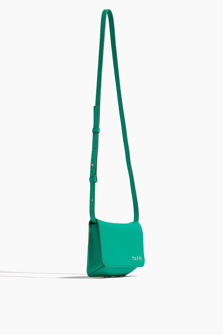 Marni Cross Body Bags Pochette Flat Bag in Sea Green Marni Pochette Flat Bag in Sea Green