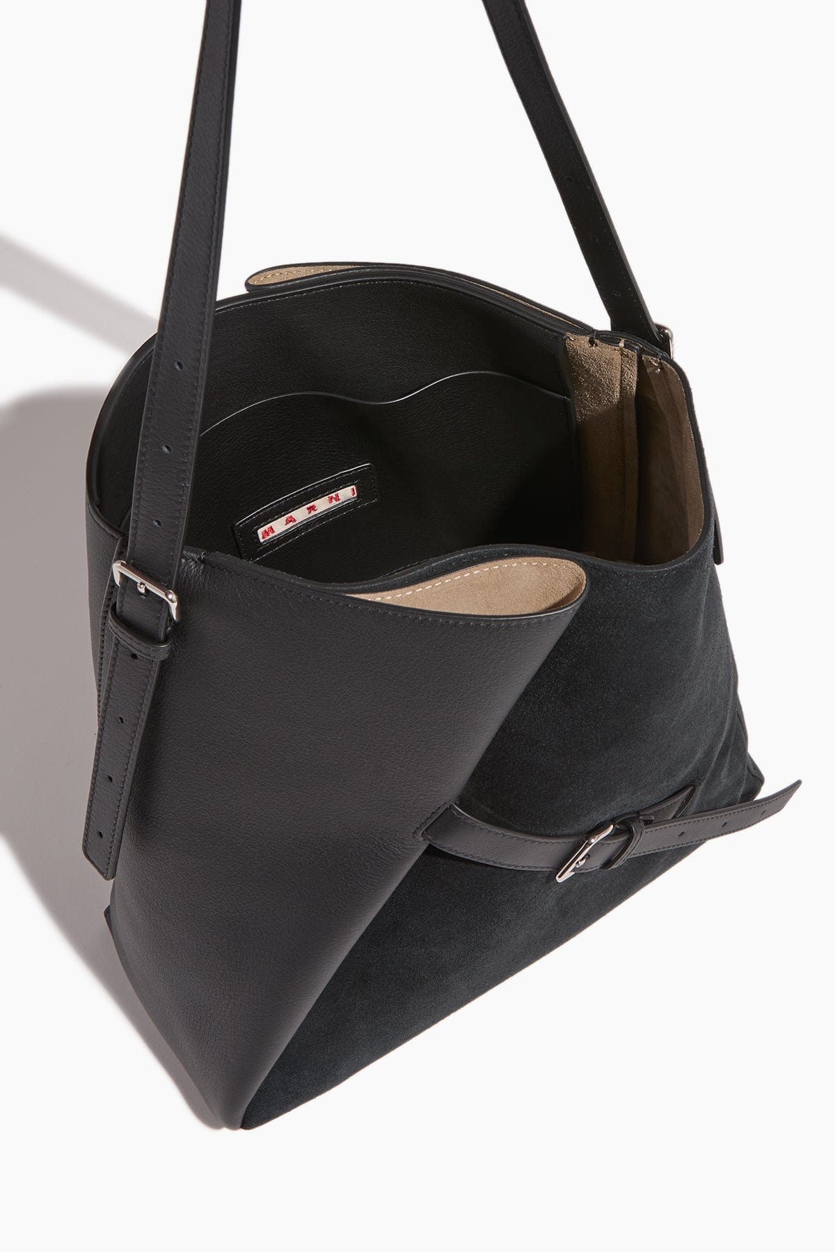 Marni Tote Bags Reverse Hobo Bag in Black Marni Reverse Hobo Bag in Black