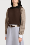 Marni Roundneck Sweater in Chestnut