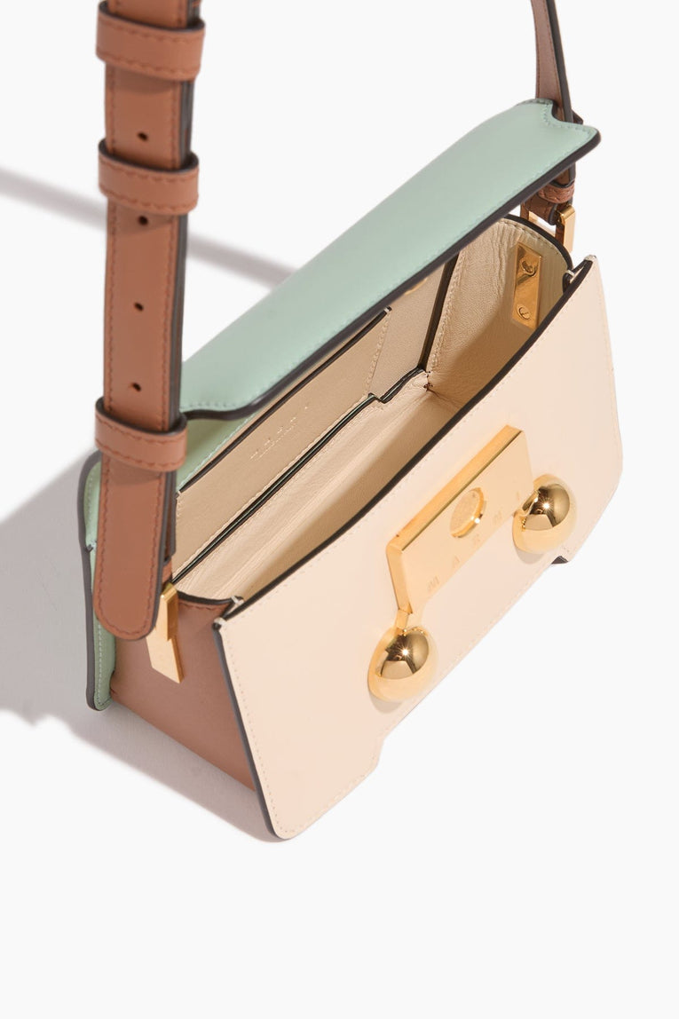 Marni Shoulder Bags Trunkaroo Mini Shoulder Bag in Linden/Shell/Cinnamon Marni Trunkaroo Mini Shoulder Bag in Linden/Shell/Cinnamon