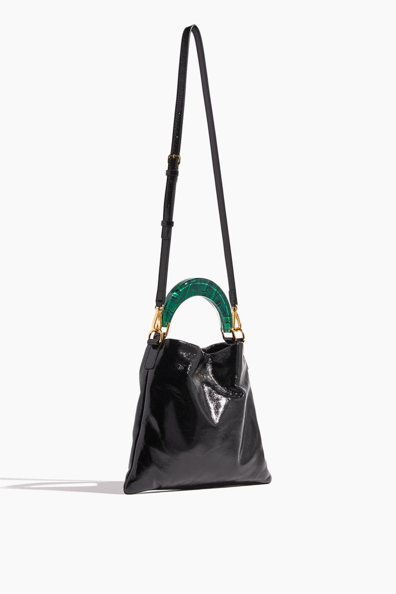 Marni Leather Shoulder Bag - Black - Shoulder Bags