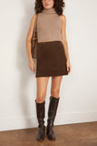 Apiece Apart Marta Mini Skirt in Carob