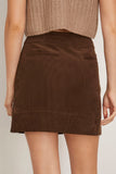 Apiece Apart Marta Mini Skirt in Carob