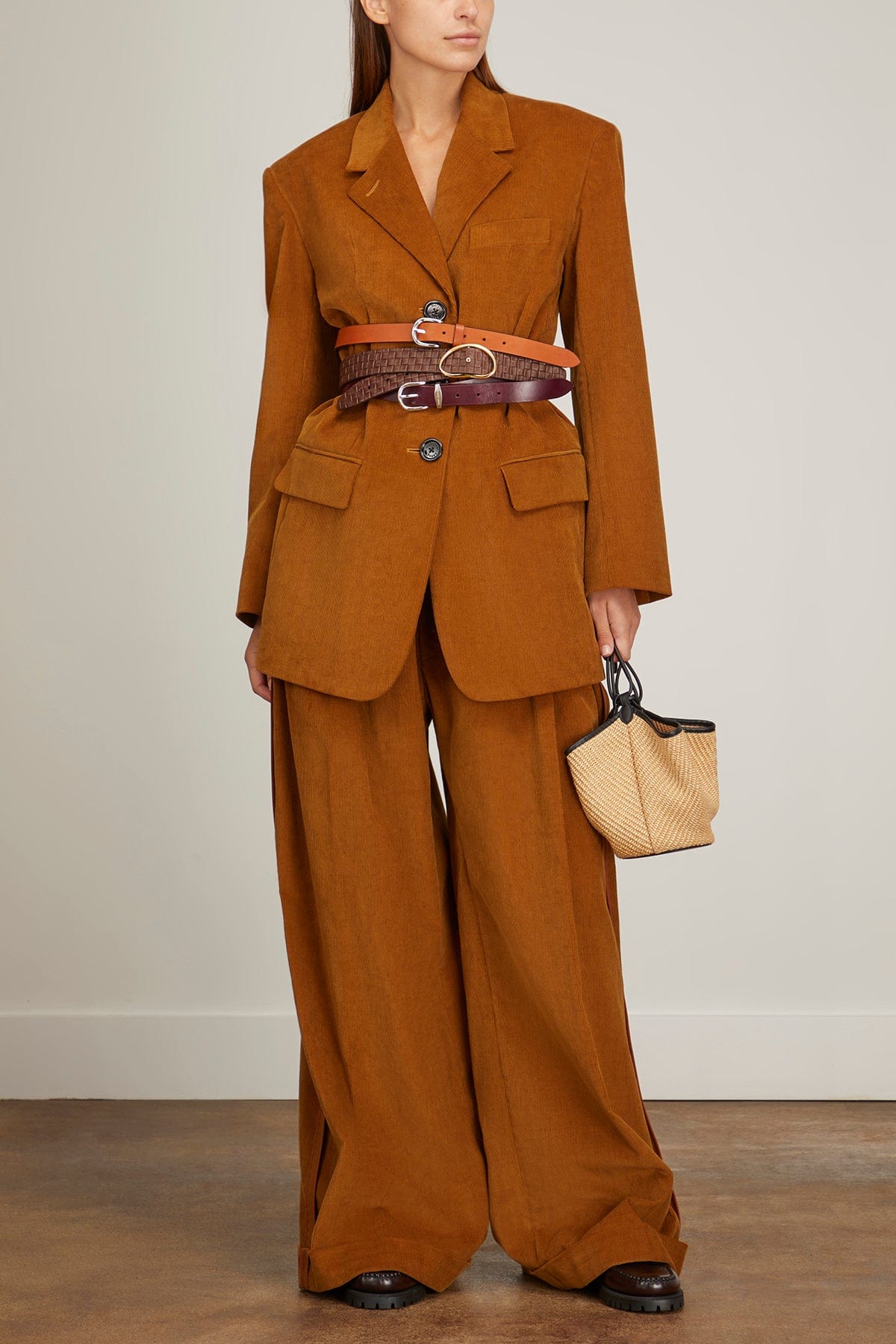 Meryll Rogge Jackets Oversized Blazer in Corduroy Camel Meryll Rogge Oversized Blazer in Corduroy Camel