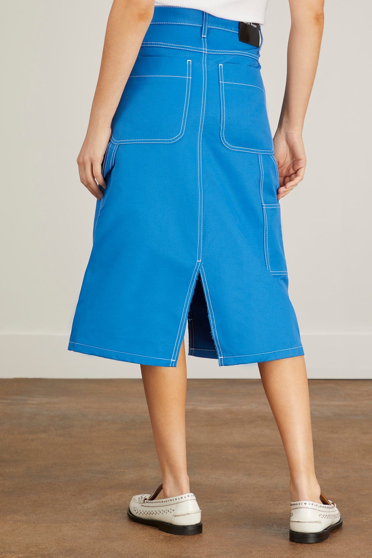 Meryll Rogge Skirts Short Workwear Skirt in Blue Meryll Rogge Short Workwear Skirt in Blue