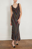 Missoni Cocktail Dresses Long Dress in Dark Base and Multi Color Relief Missoni Long Dress in Dark Base and Multi Color Relief